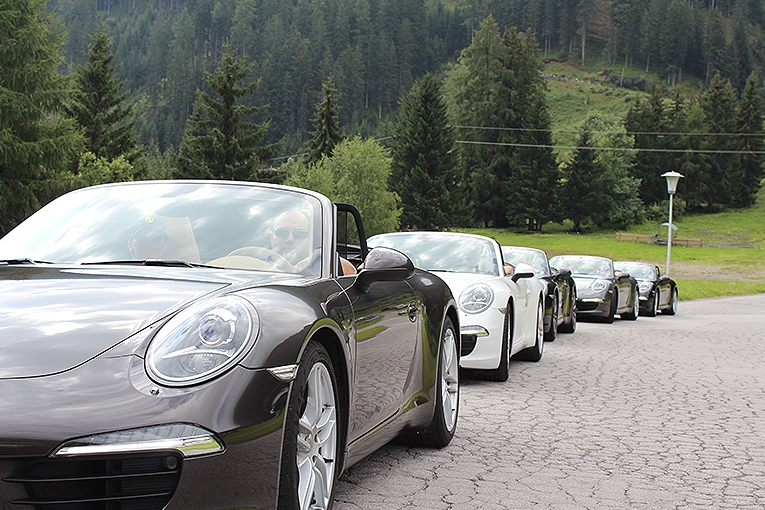 Dolomiten - mit dem Cabrio durch die Berge